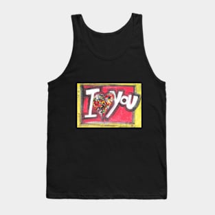 l love you - 8 Tank Top